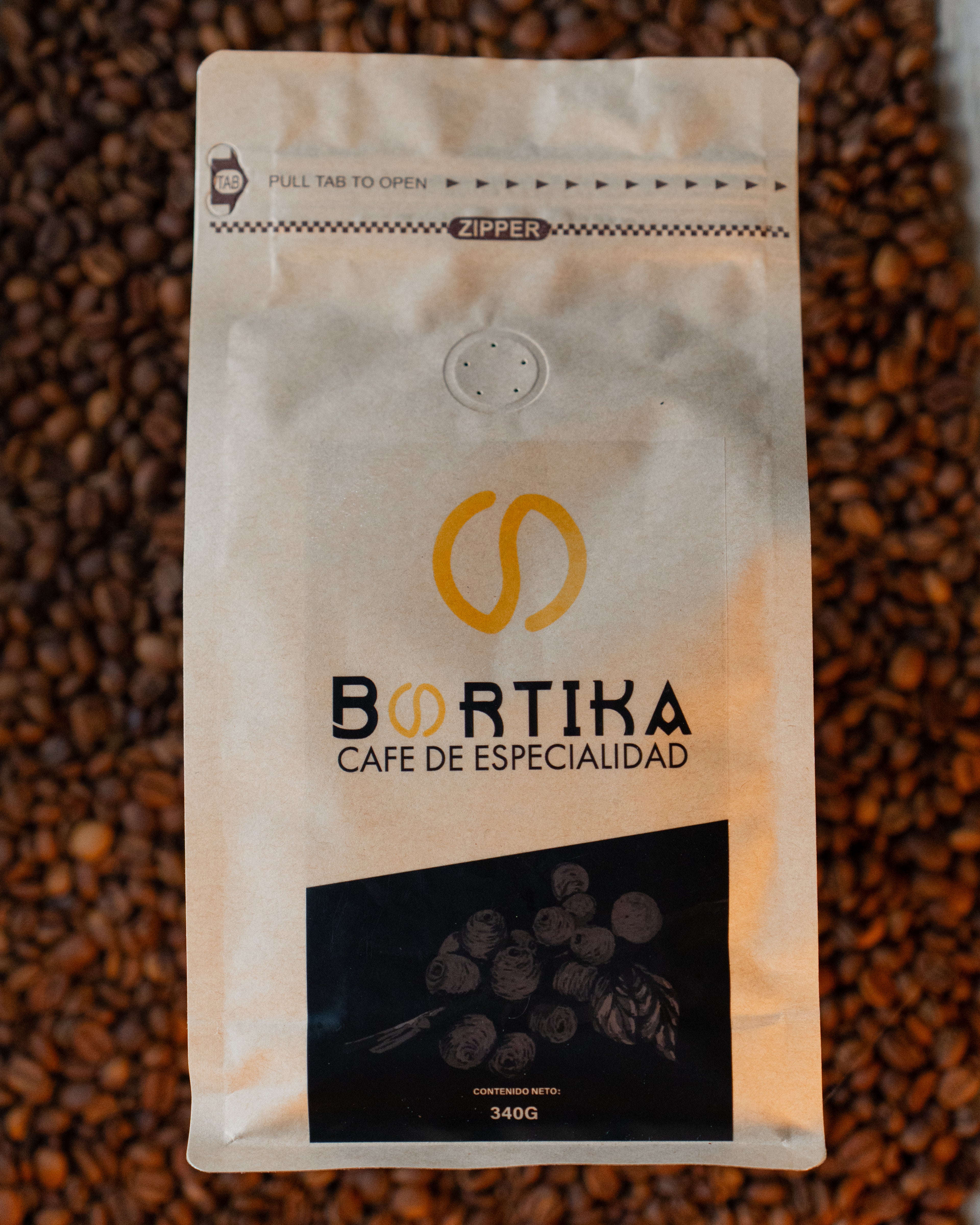 BORTIKA 12oz coffee bag